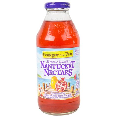 Nantucket Nectars 16 fl. oz. Pomegranate Pear Juice - 12/Case