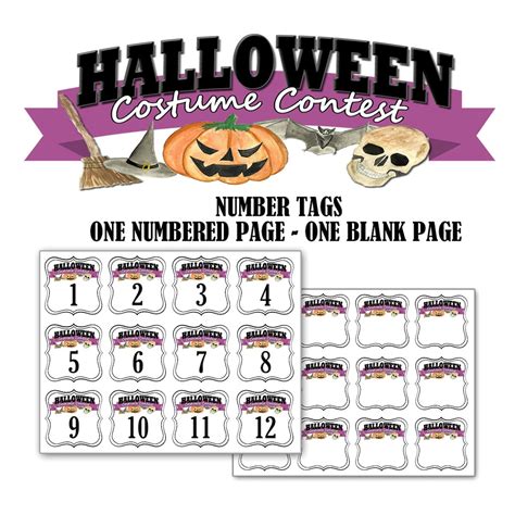 Costume Contest Printable Forms Packet Costume Contest Judges Etsy