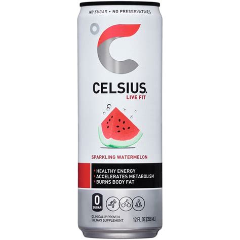 Celsius Energy Drink Sparkling Watermelon 12 Oz Instacart