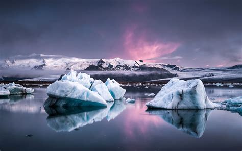 Daily Wallpaper The Glacier Lagoon I Like To Waste My Time