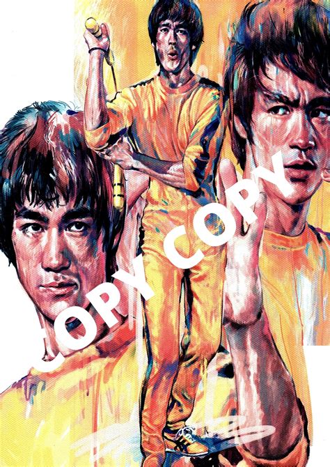 Bruce Lee Poster Game Of Death A Must For Bruce Lee Fans Etsy