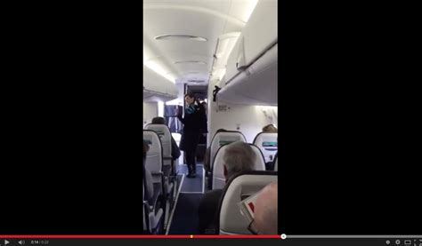 Westjet Flight Attendant Gets Uptown Funk Y Infonews Thompson