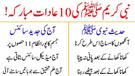Hazrat Muhammad Ki Zindagi Ky 10 Behtreen Asool Adaat Mubarka