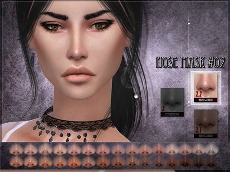 The Sims Resource Nose Mask 02 V2