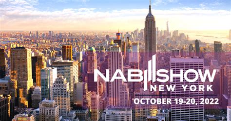 Schedule At A Glance 2022 Nab Show New York