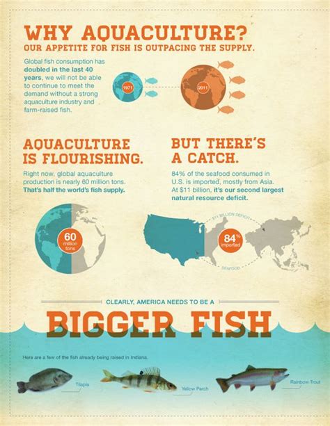Aquaculture Infographic On Behance Infographic To Educate People On The