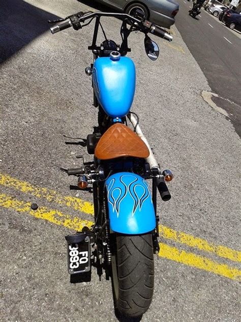 Jaguh 175 brat custom by @hungryghost_custom_inc. Custom Modenas Jaguh Chopper | kakimoto