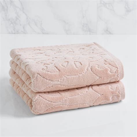 Loft By Loftex Trellis Sculpted Jacquard Hand Towel And Reviews Wayfairca