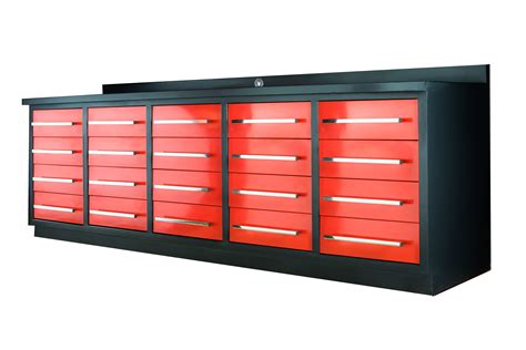 20 Drawer Workbench Tool Storage Cabinets Garage Design Diy Garage
