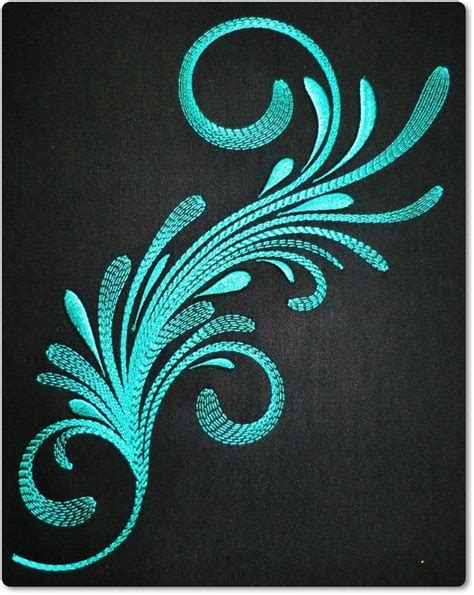Swirl Decoration Free Embroidery Element Machine Embroidery Designs