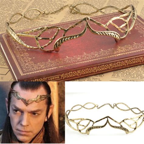 Chicstyle Movie Lord Of The Rings Retro Crown Gold Galadriel Elrond