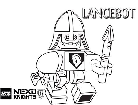 Printable colouring book for kids 11. LEGO Nexo Knights Coloring Pages : Free Printable LEGO ...