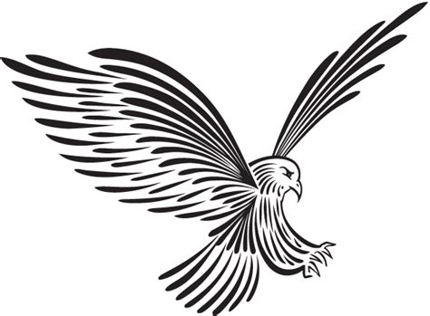 Eagle Landing Art Decal Decal City