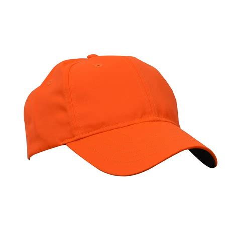 Kc Caps Unisex Low Profile Blaze Orange Safety Hunting Baseball Cap