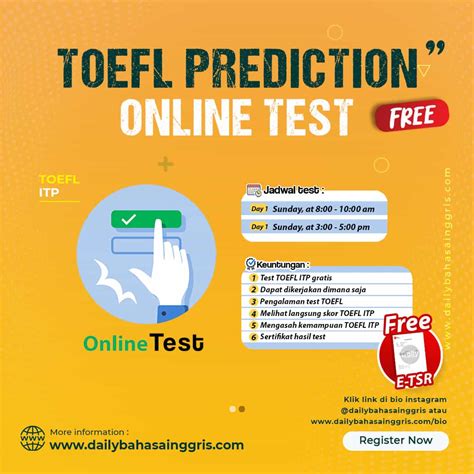 TOEFL PREDICTION DAILY - Daily Bahasa Inggris