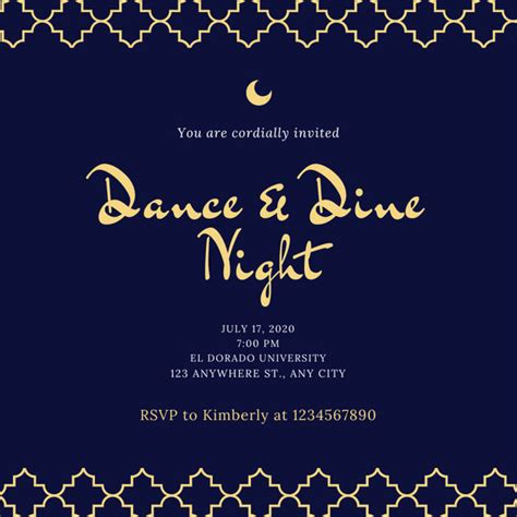 Customize 175 Arabian Nights Invitation Templates Online Canva
