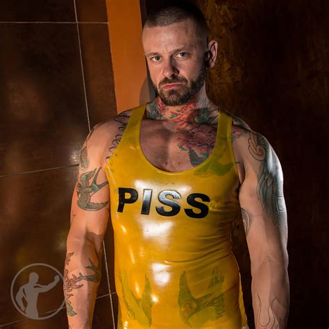 Rubber Piss Tank Top For Watersport Lovers