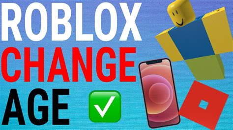How To Change Your Age Birthday On Roblox Mobile Youtube