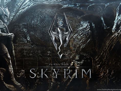 Skyrim Wallpapers 1 By Thecodeofhonour On Deviantart Desktop Background