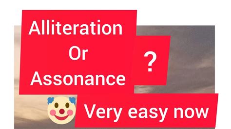 Difference Between Alliteration And Assonance Youtube