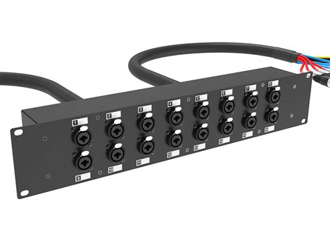 Rsb2u16 16 Channels Stage Box With Combo Xlr Jack Propaudio