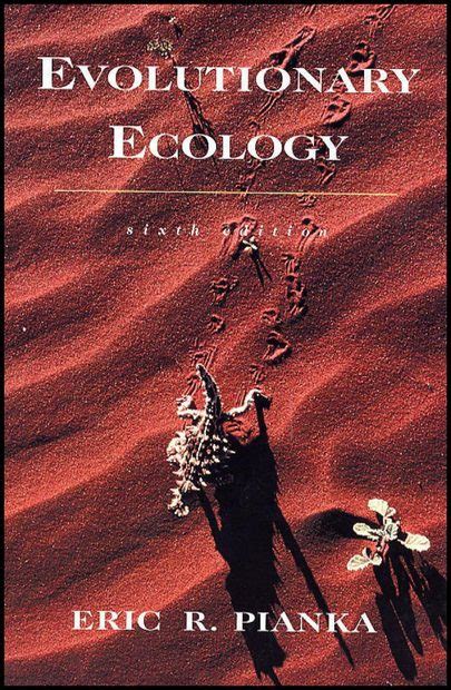 Evolutionary Ecology Nhbs Academic And Professional Books