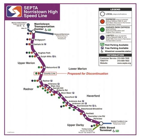 Septa Trolley Track Map
