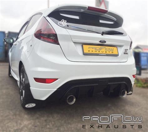 Ford Fiesta St Fitted With Proflow Duel Rear Stainless Steel Exhaust