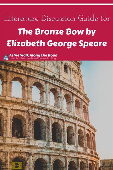 It won the newberry medal in 1962. The Bronze Bow Literature Discussion Guide in 2020 | Discussion guide, Literature discussion ...