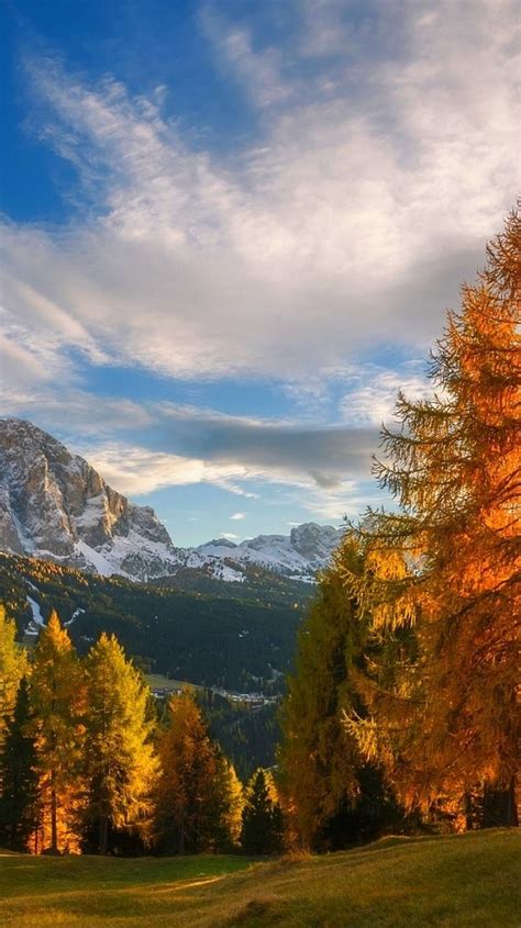 Autumn View Alpe Mountain Sky Hd Phone Wallpaper Peakpx