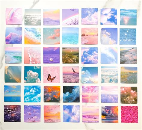 Aesthetic Scenery Sticker Pack Sunset Stickers Beach Stickers Cloud