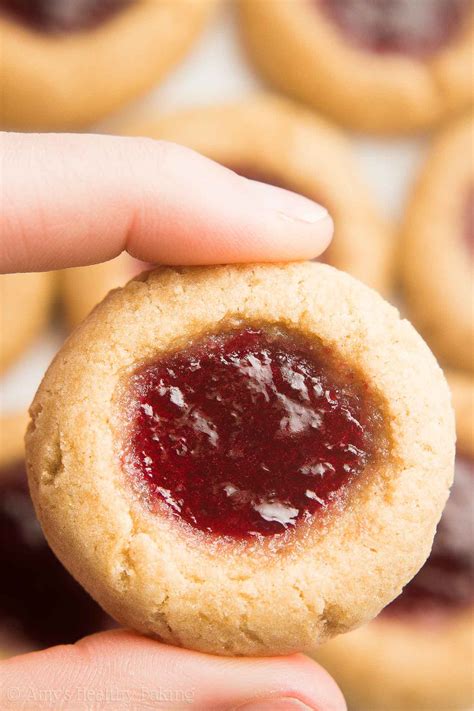 Healthy Thumbprint Cookies With A Step By Step Recipe Video Amys