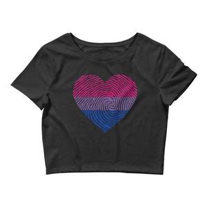 Bisexual Shirt Bisexual Pride Crop Top Bi Pride Cropped T Etsy