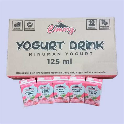 Jual Cimory Yogurt Drink Uht Stroberi Ml Kotak Dus Di Seller