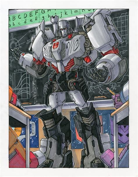 Teacher Megatron Commission By Markerguru On Deviantart Transformers