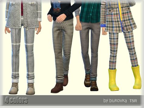 Pants Tweed Child By Bukovka At Tsr Sims 4 Updates