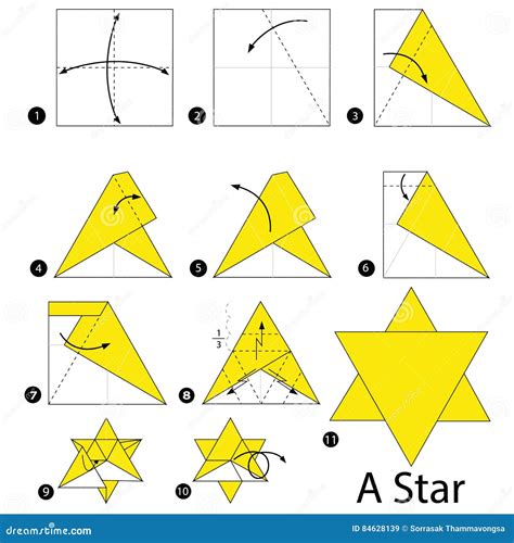 Origami Star Instructions Printable