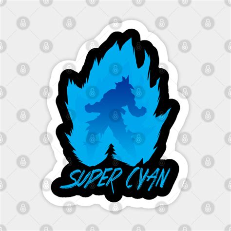 Super Cyan Dragon Ball Z Sticker Teepublic