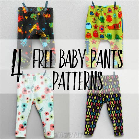 4 Free Baby Pants Sewing Patterns Tested