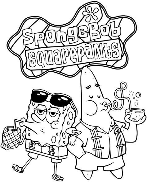 Spongebob Patrick Coloring Pages