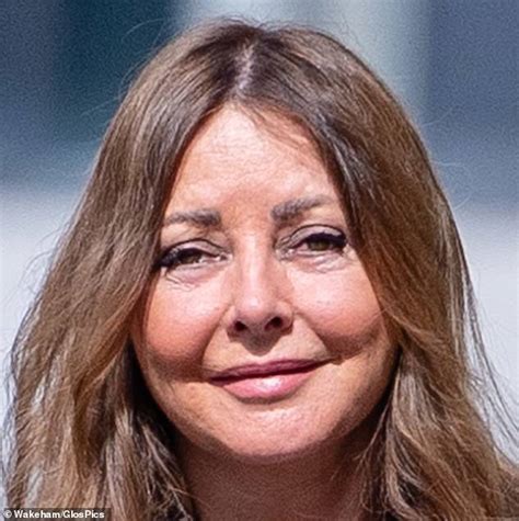 Carol Vorderman Displays Her Smooth Complexion And Eye Popping Curves To Arrive At BBC Radio