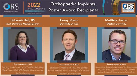 Ors Orthopaedic Implants Section Awards Ors