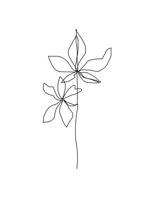 The first to repeat it was possibly an idiot. One line minimal artwork - plants and leaves - minimalist ...