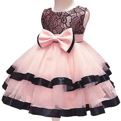 1 Year Baby Girl Birthday Tutu Dress Toddler Girls 1st Party Outfits