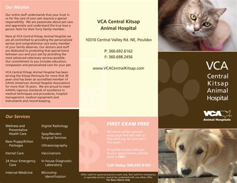 LaCDesign: VCA tri-fold brochure option 2