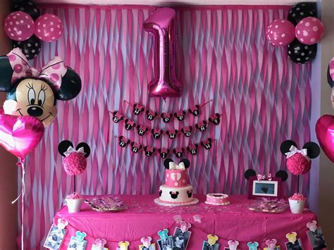 Minnie Mouse Birthday Party Theme 2nd Birthday Party For Girl