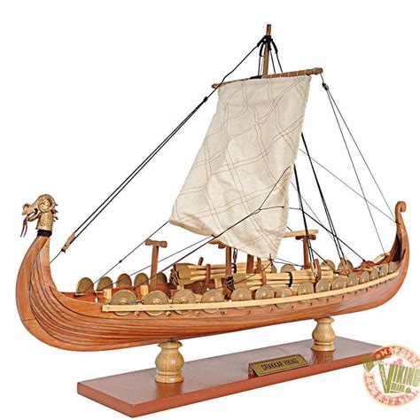 Drakkar Viking Ship Wooden Model Diy Kit Unassembled 150 Scale