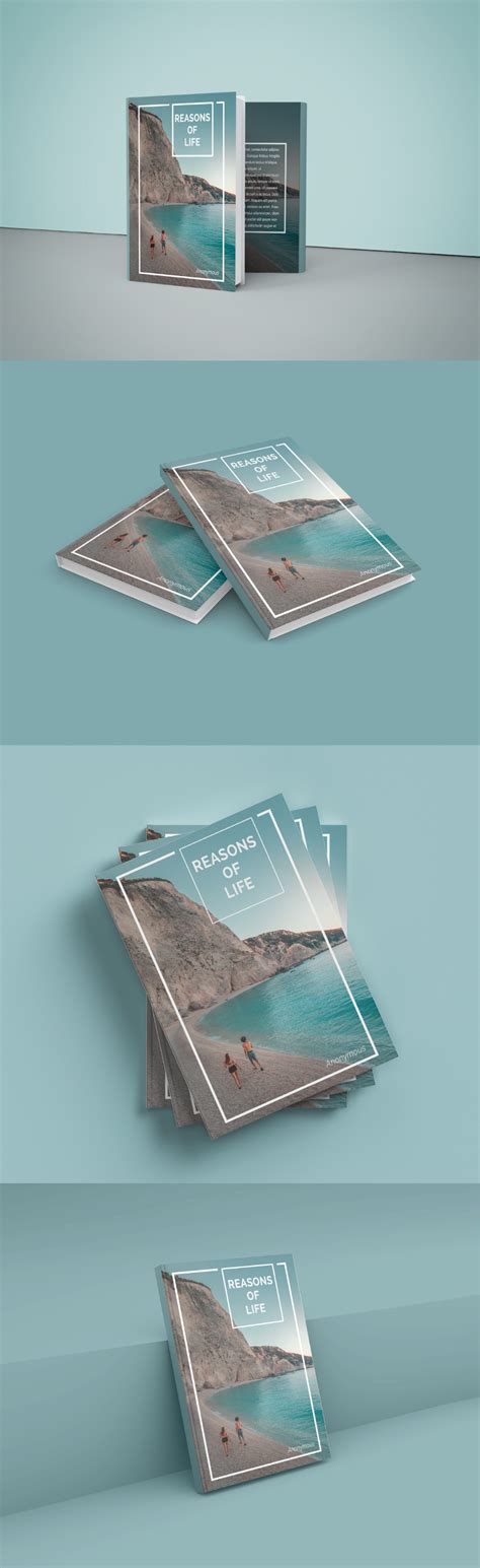 Minimalist Book Cover Design On Behance Minimalist Book Cover Design