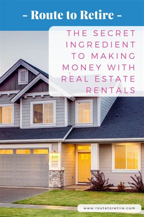 Most commercial real estate agents are paid monthly instead of on commission basis. The Secret Ingredient to Making Money With Real Estate Rentals - Route to Retire