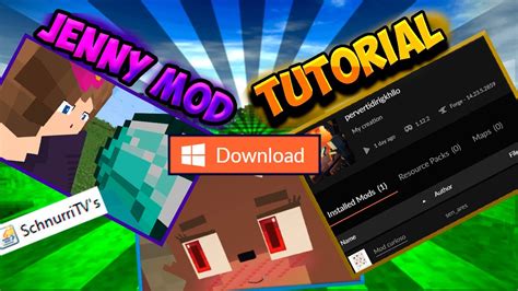 Tutorial Minecraft Jenny Mod Youtube